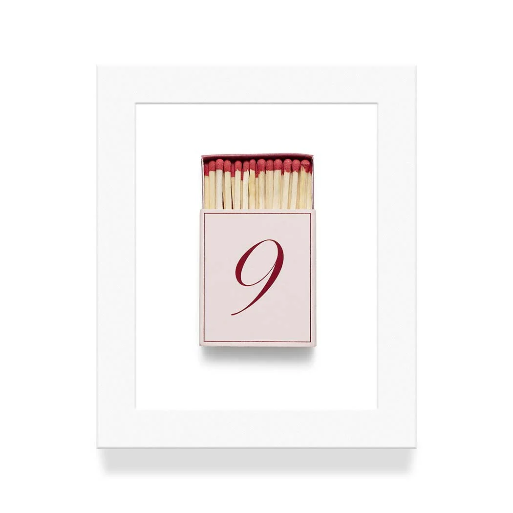 The Nines Matchbook Print — c r c